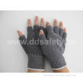 Knitted Black PVC Gloves (DKP517)